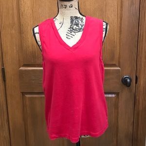 Athletic Works Woman Red Tank Top - Size 2X